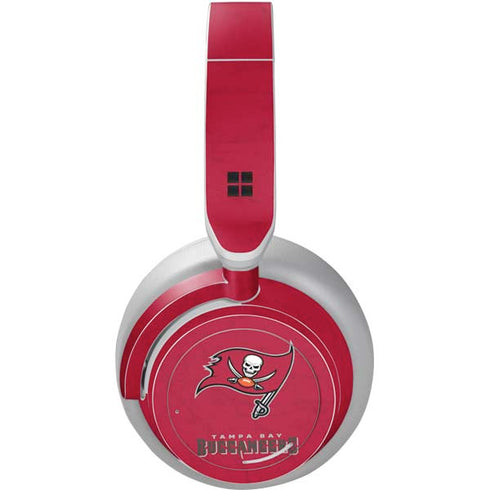 NFL Tampa Bay Buccaneers Distressed Surface Headphones Skin